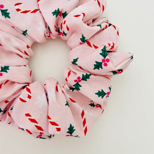 Christmas Basic Scrunchie - Candycane