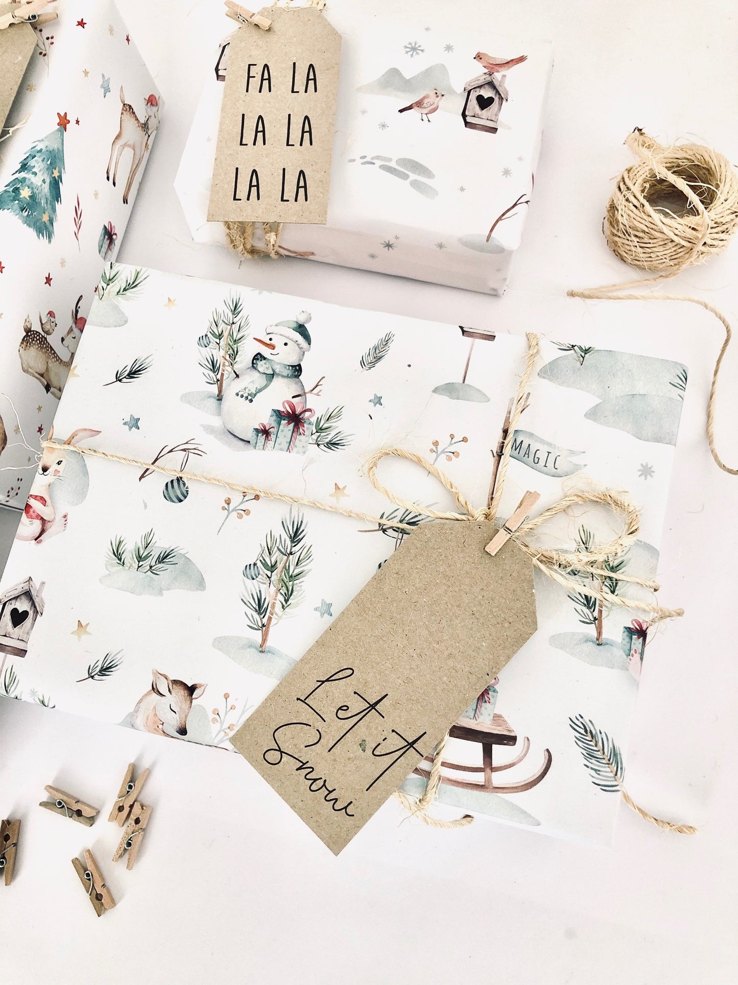 Wrapping Paper Kit - Woodlands