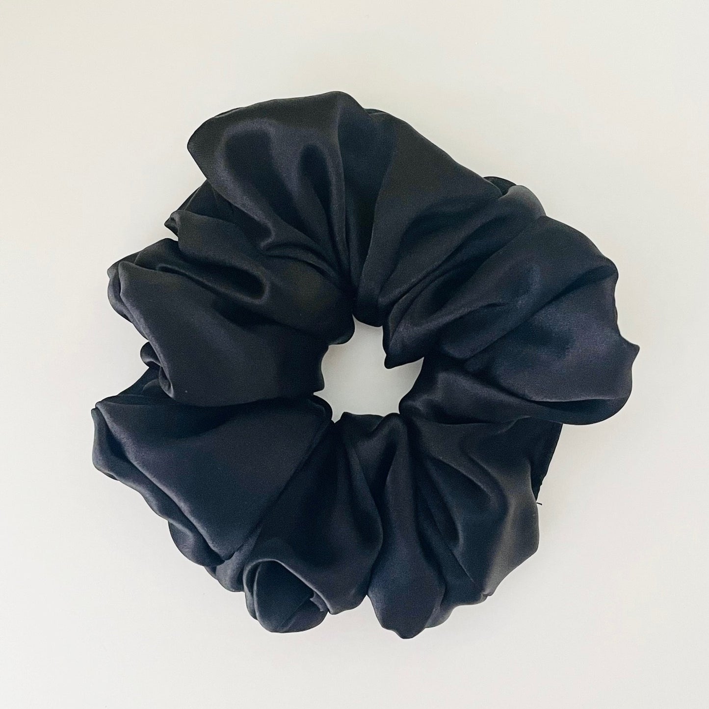 Satin Scrunchie - Black