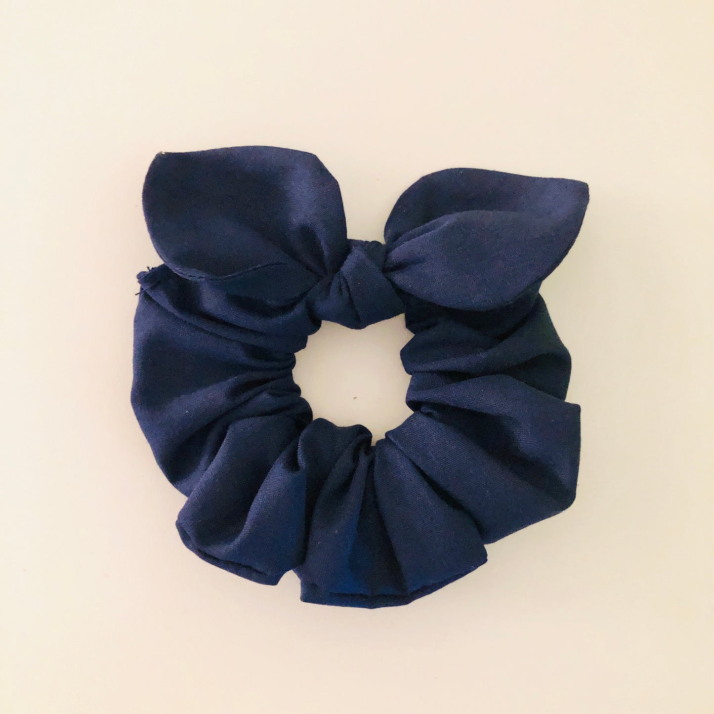MINI Bow Scrunchie - Navy