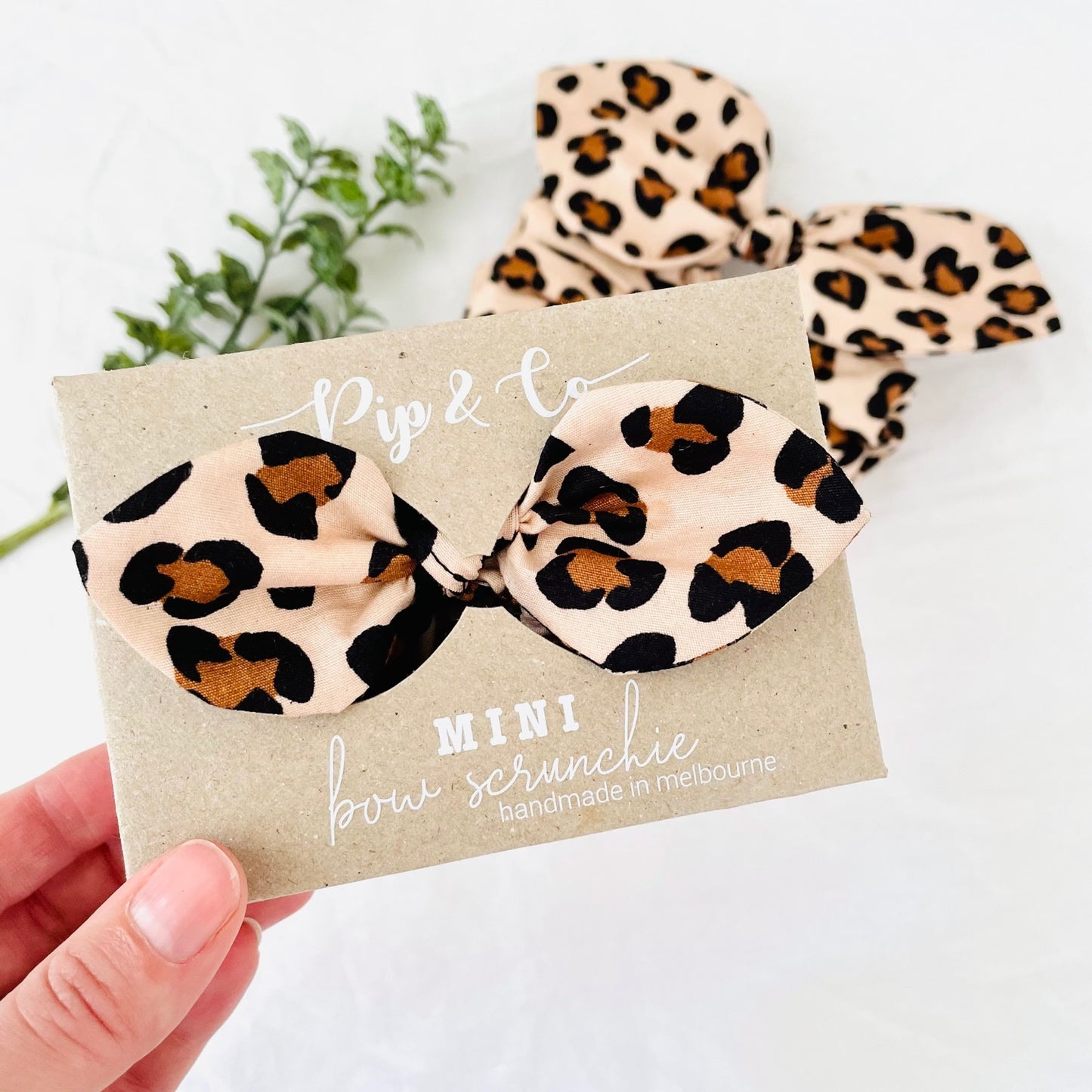 MINI Bow Scrunchie - Kiara