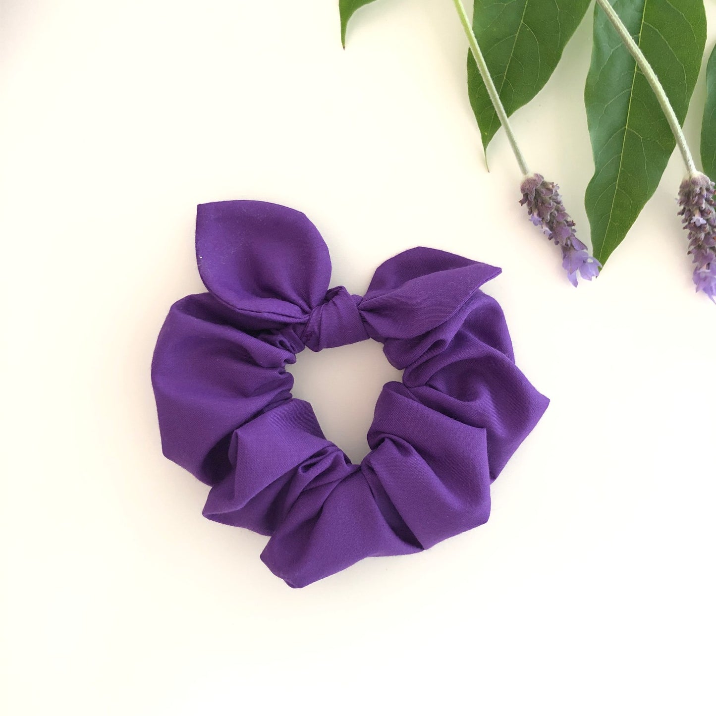 MINI Bow Scrunchie - Amethyst