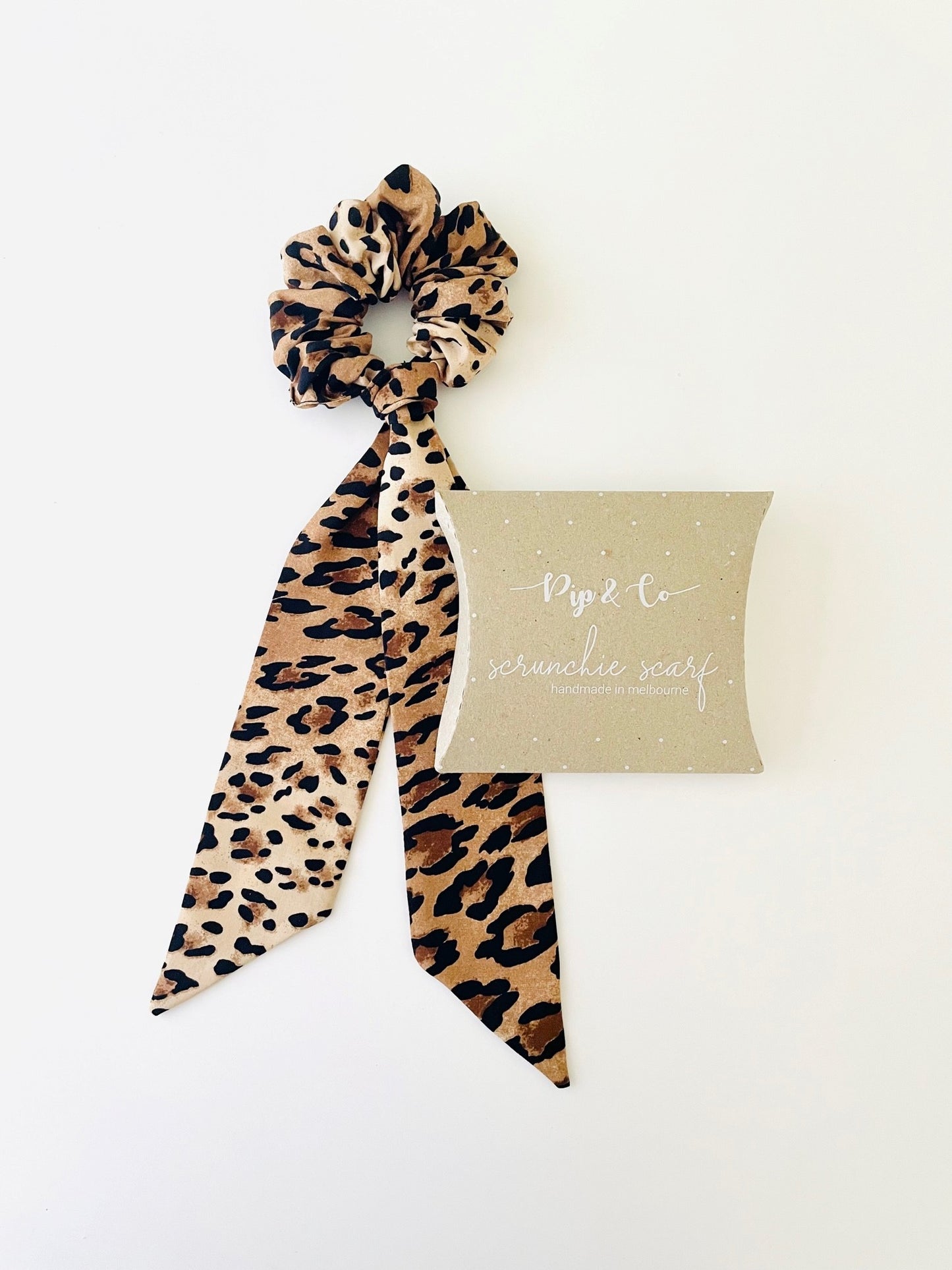 Scrunchie Scarf - Cheetah