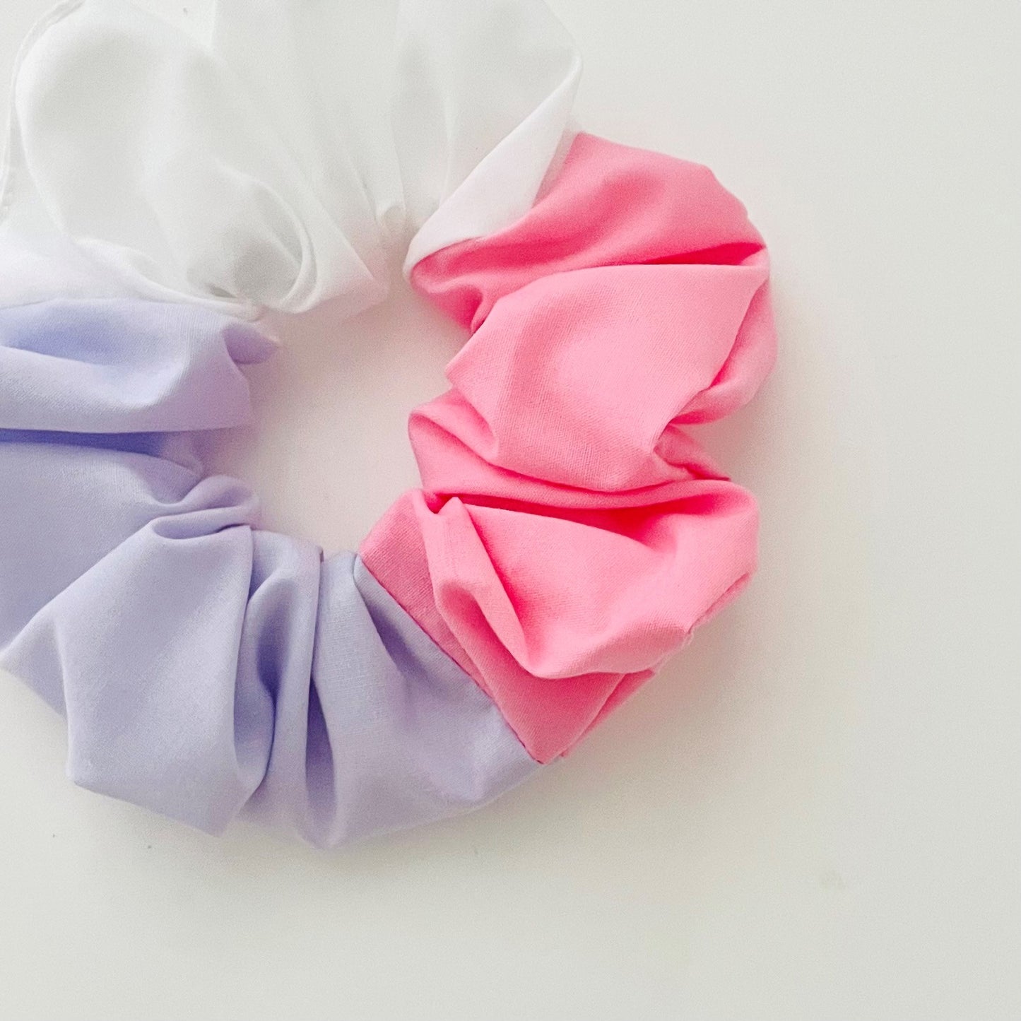 Tricolour Scrunchie - Berry