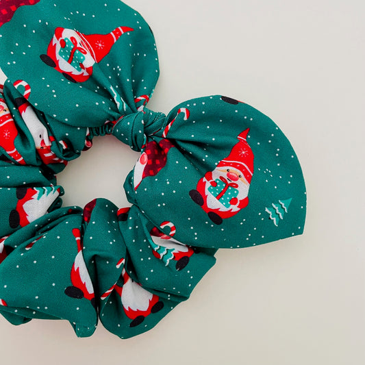 Christmas Bow Scrunchie - Santa