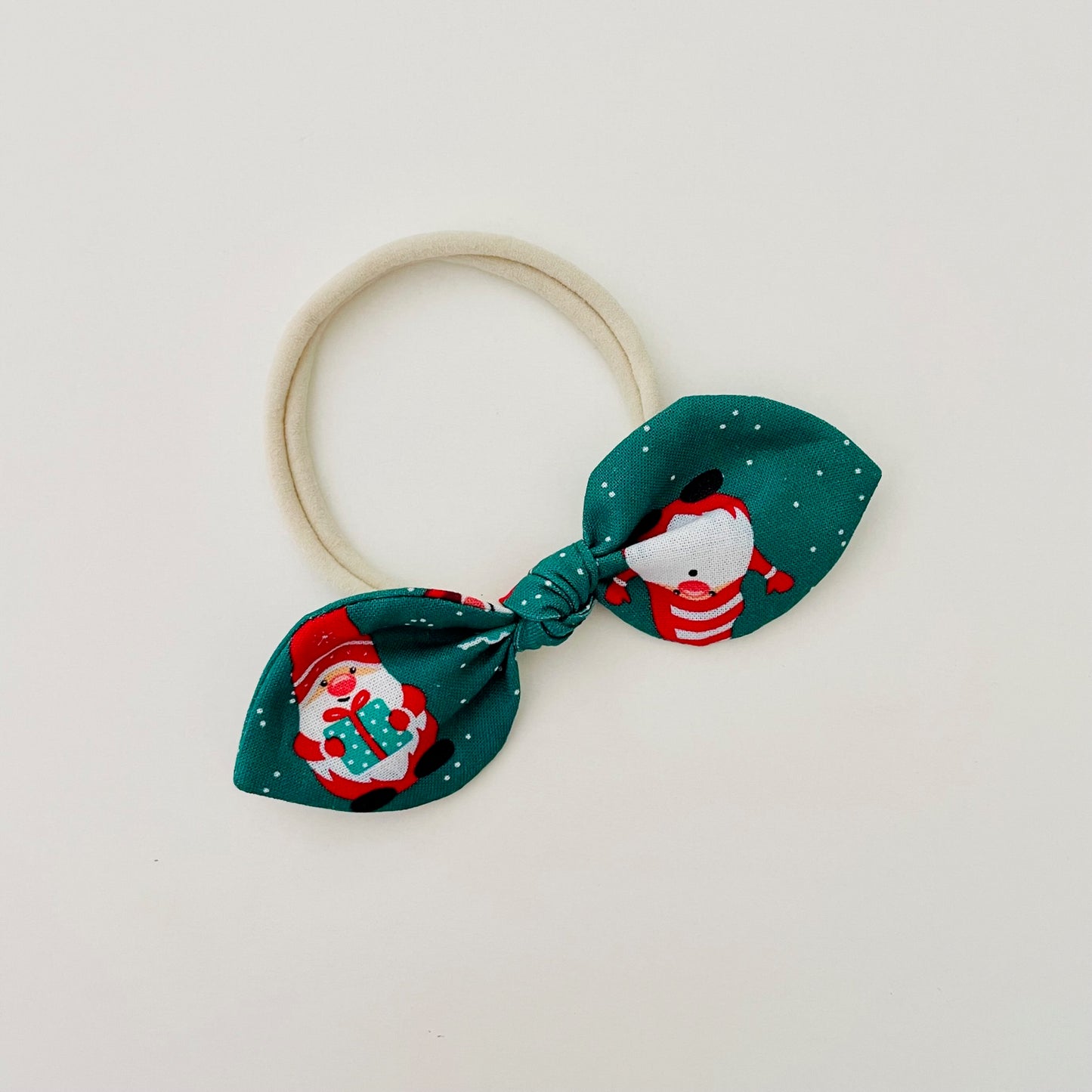 Christmas Baby Bow Headband - Santa