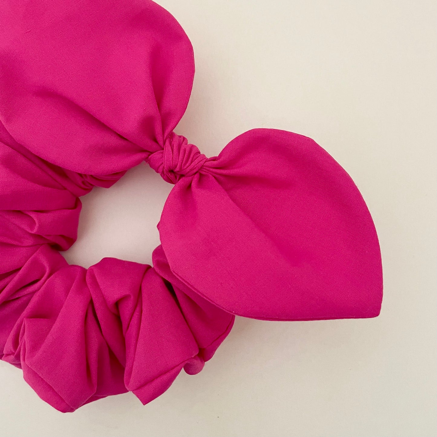 Bow Scrunchie - Fuchsia