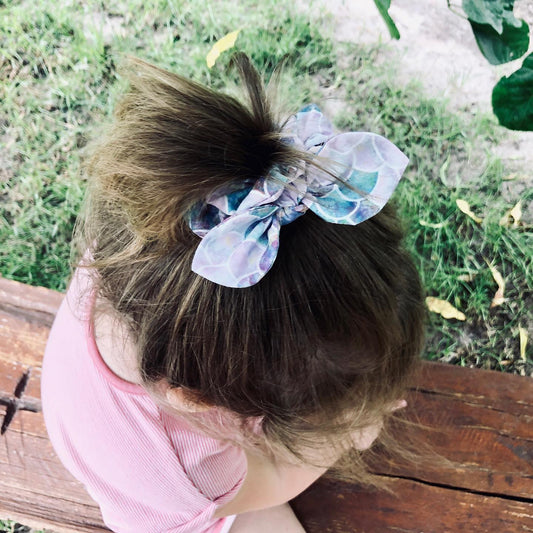 MINI Bow Scrunchie - Mermaid