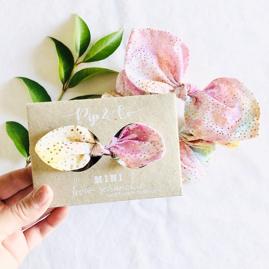 MINI Bow Scrunchie - Tutti Frutti