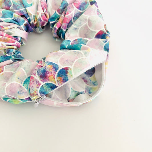 Secret Stash Scrunchie - Mermaid
