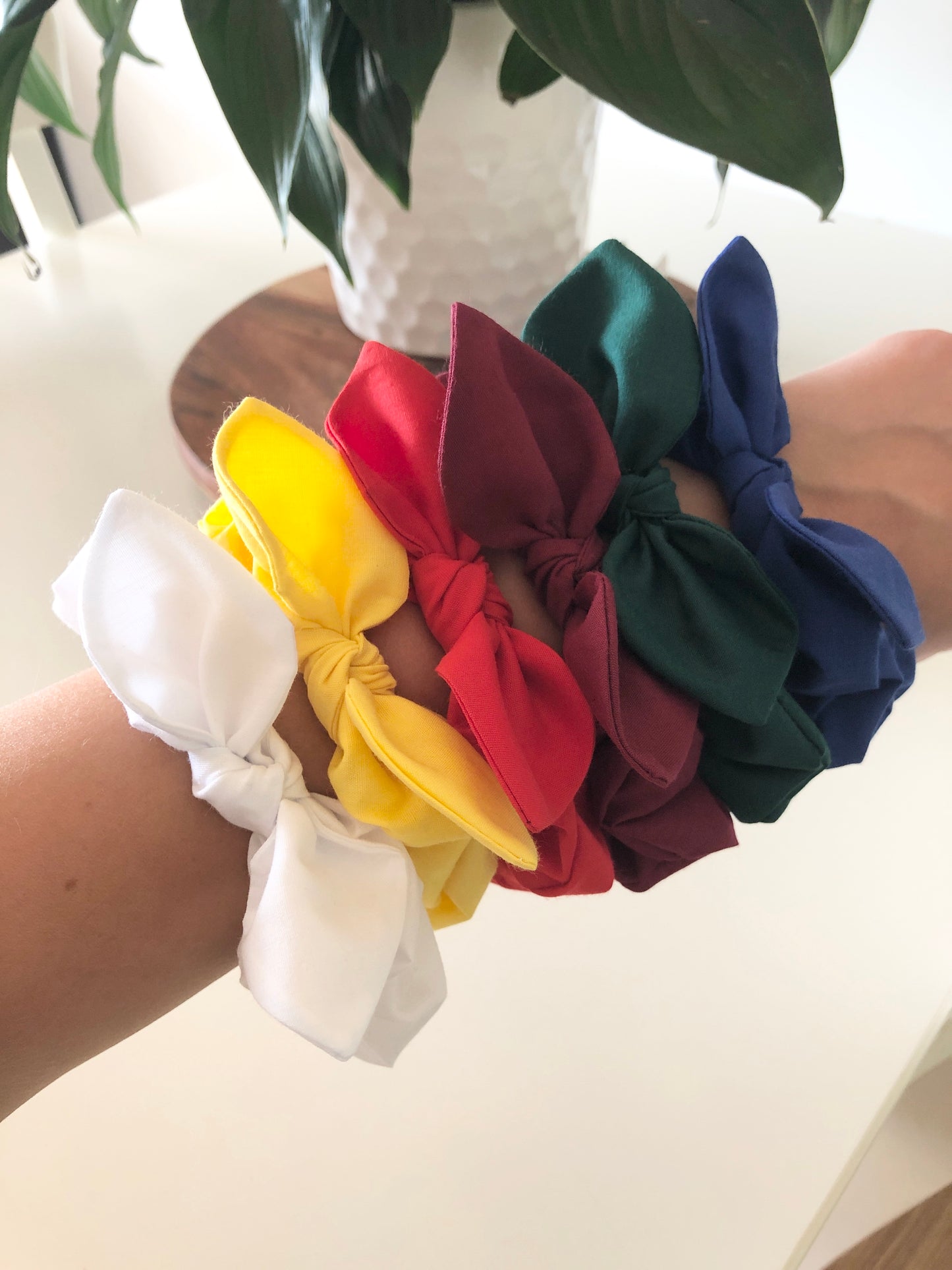Bow Scrunchies - Back to School