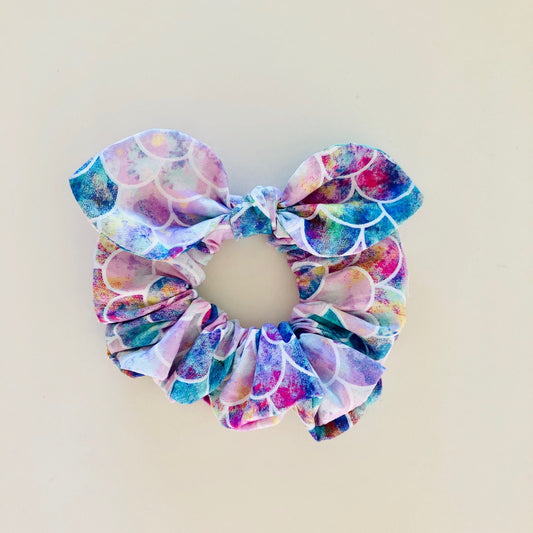 MINI Bow Scrunchie - Mermaid