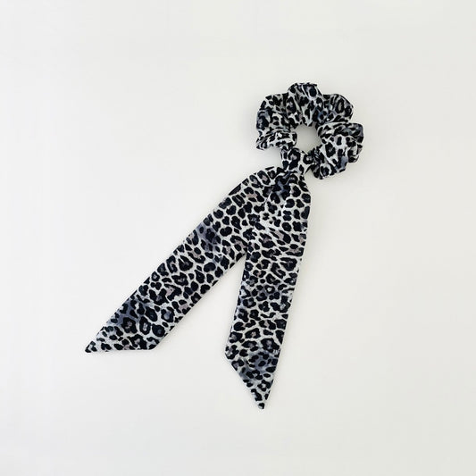 Scrunchie Scarf - Snow Leopard