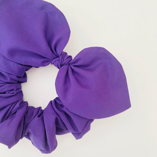 Bow Scrunchie - Amethyst
