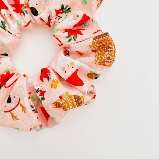 santa koala jolly christmas scrunchie