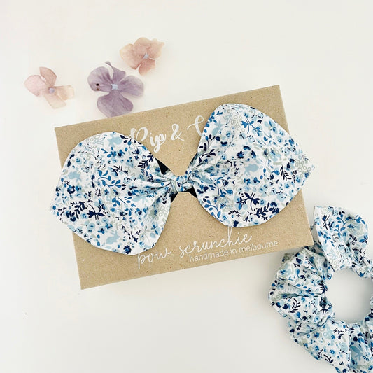 Bow Scrunchie - Bluebelle
