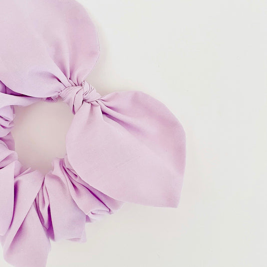 Bow Scrunchie - Lilac
