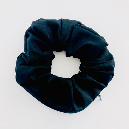 Secret Stash Scrunchie - Jet Black